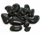 Black Polished Pebbles | GreenPlanet Kerala